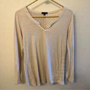 RXB Long Sleeve V-Neck Top Size Medium